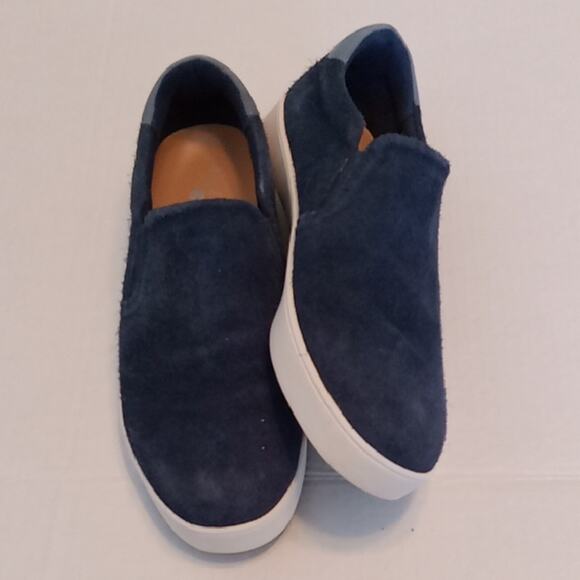 Dr. Scholl's Shoes - Dr.Scholl's Original Collection Women's Size 8.5 Blue Suede Slip-On Shoes.Comfy